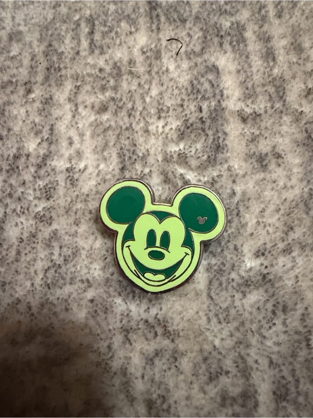 Disney Mickey Mouse Colorful Enamel Pin Set - Yellow, Lime, Green & Blue